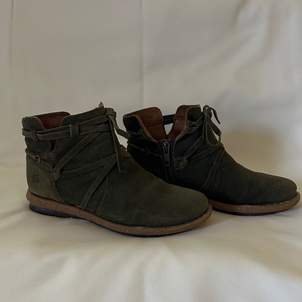 Men's Green Ankle Boots
